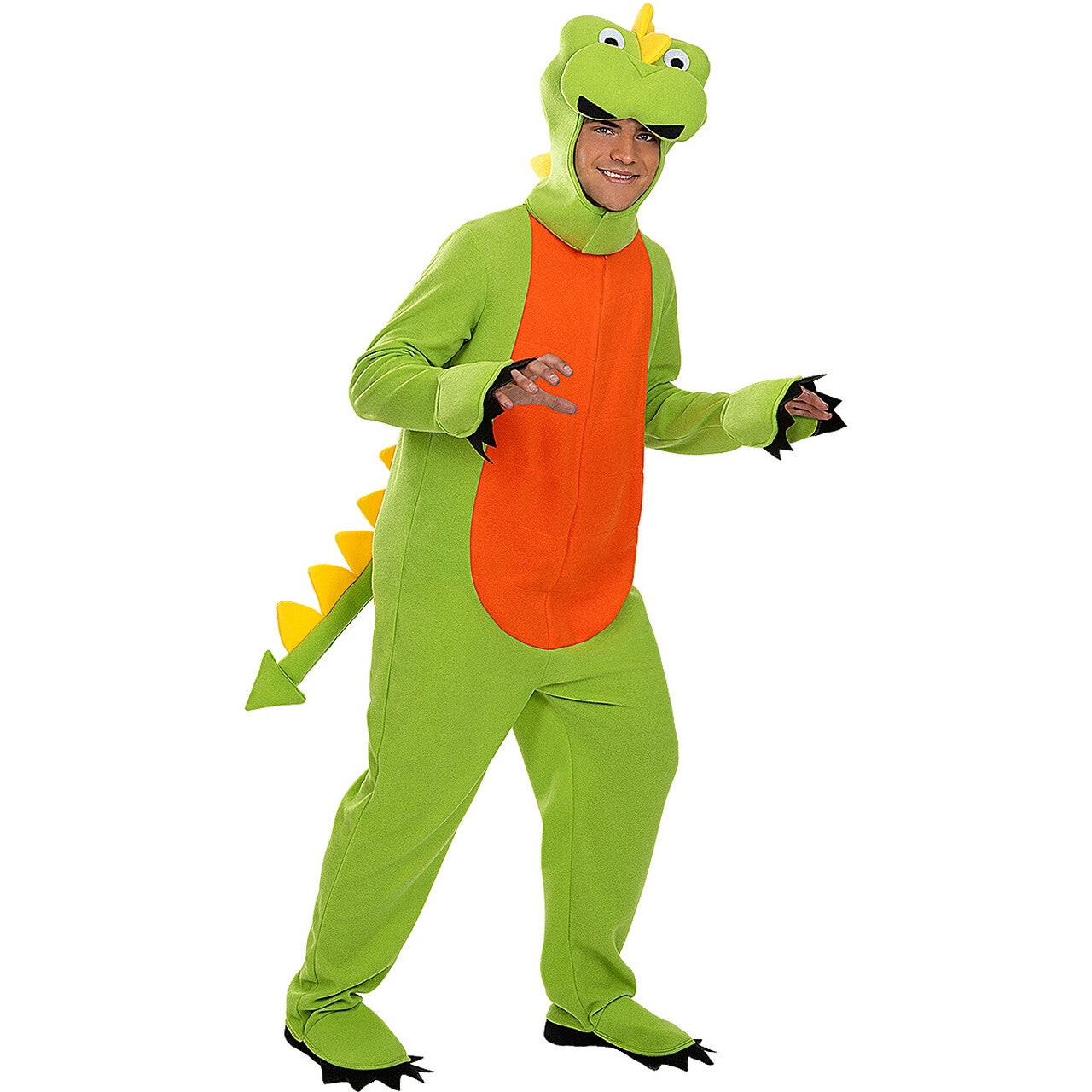 Op deze afbeelding zie je een Kostuums, van het merk Funidelia. Vriendelijke Tino De Dino Man Kostuum