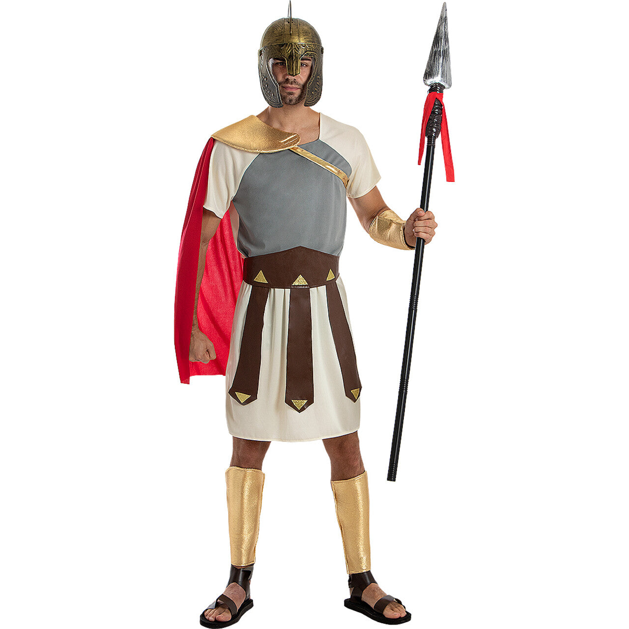 Op deze afbeelding zie je een Accessoires, van het merk Funidelia. Spartaanse Gladiator Helm