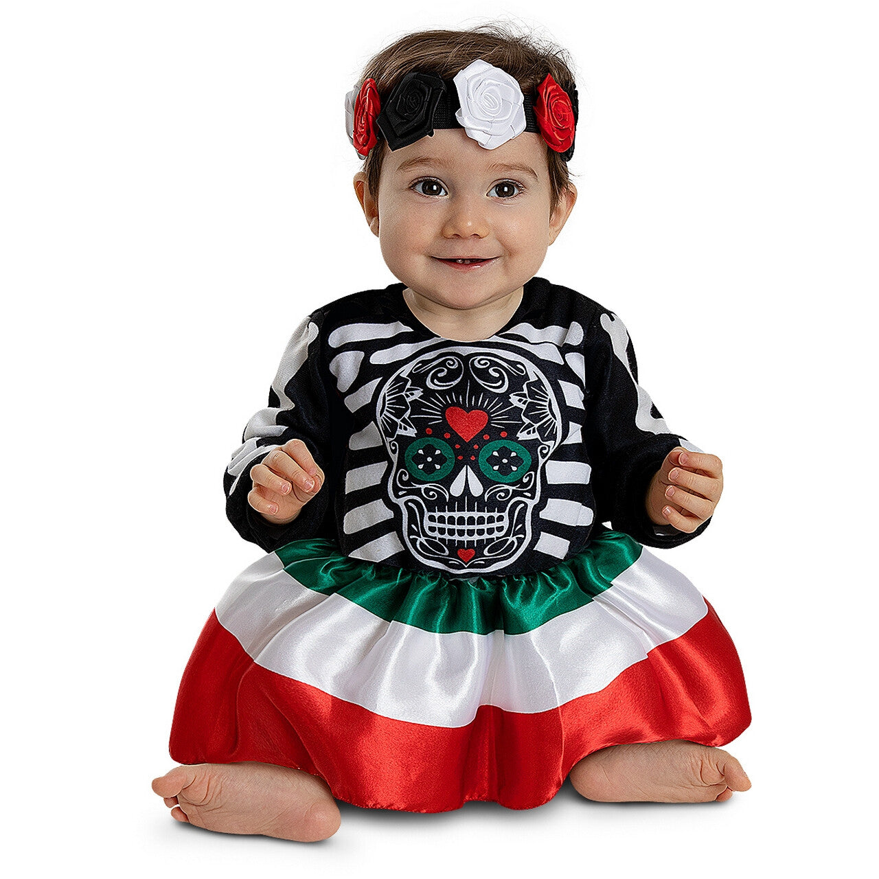 Op deze afbeelding zie je een Kostuums, van het merk Funidelia. Day Of The Dead Marina Meisje Kostuum
