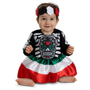 Op deze afbeelding zie je een Kostuums, van het merk Funidelia. Day Of The Dead Marina Meisje Kostuum