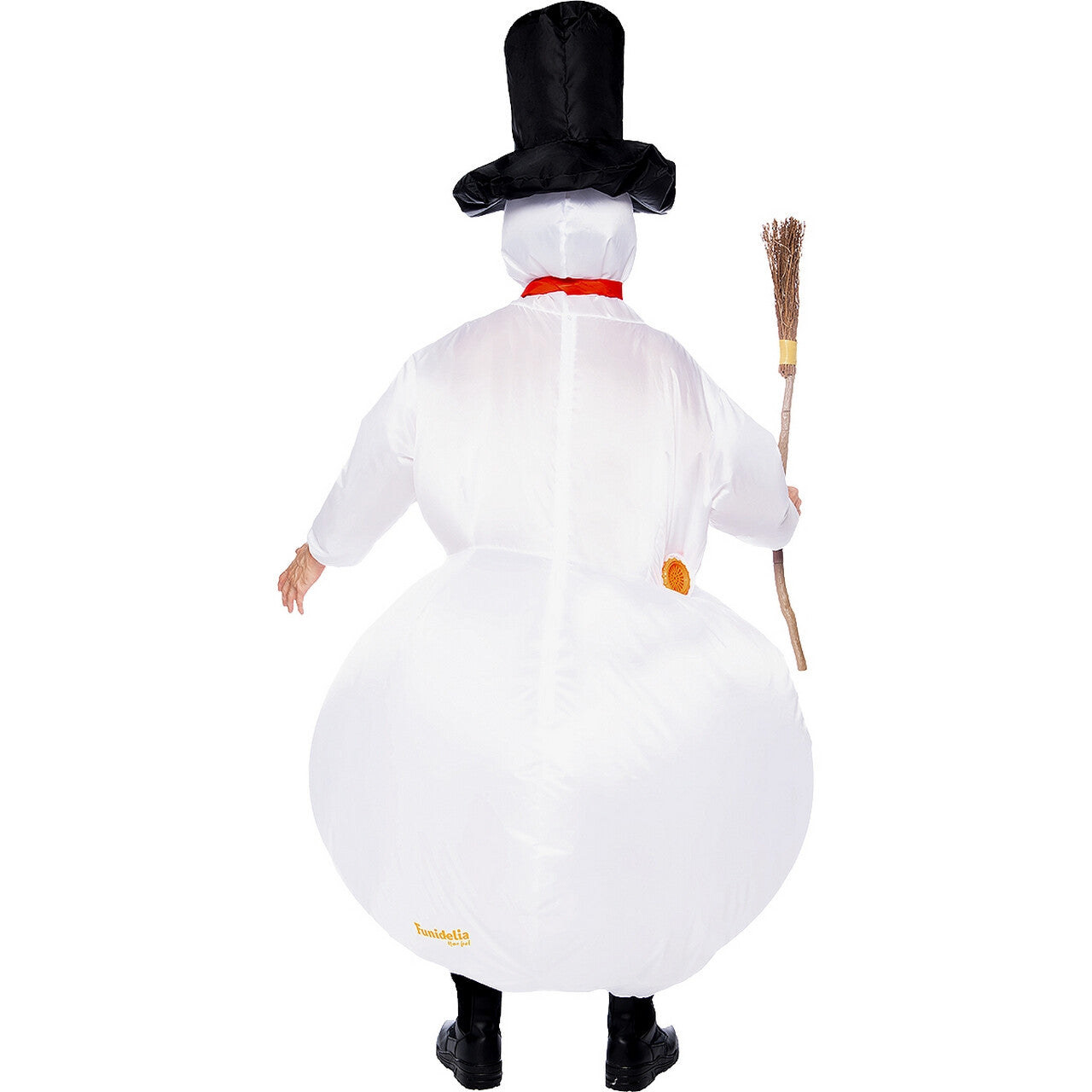 Op deze afbeelding zie je een Kostuums, van het merk Funidelia. Opblaasbare Sneeuwman Ollie Snowman Kostuum