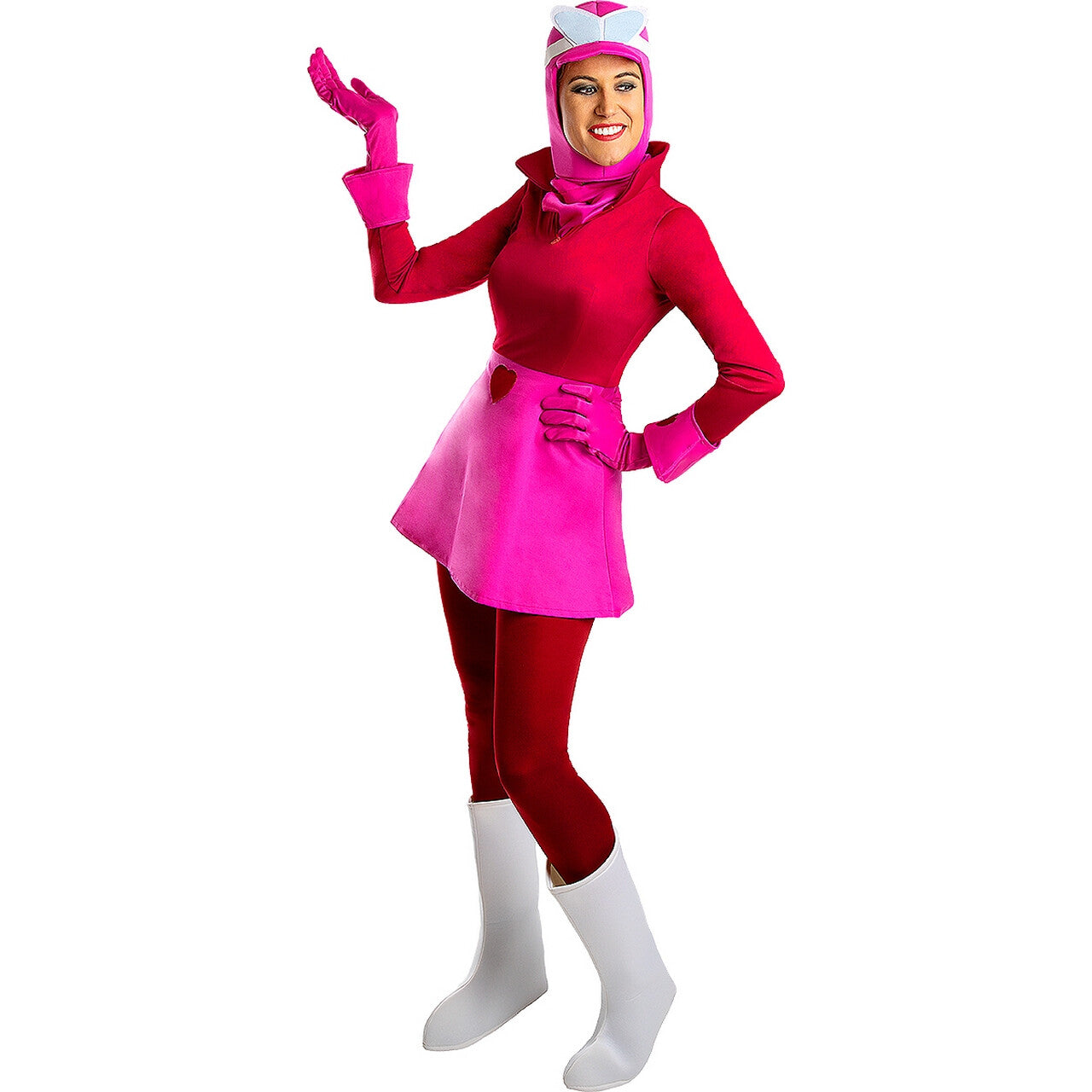 Op deze afbeelding zie je een Kostuums, van het merk Funidelia. Hotse Knotse Penelope Pitstop Wacky Races Vrouw Kostuum