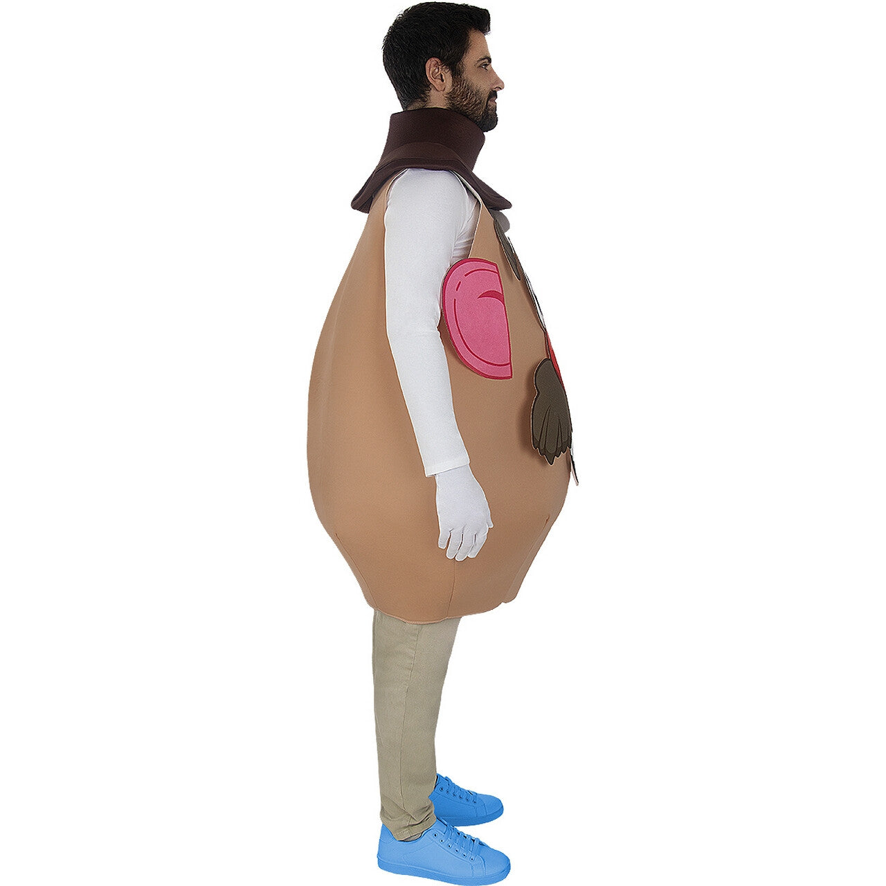 Op deze afbeelding zie je een Kostuums, van het merk Funidelia. Meneer Of Mevrouw Potato Head Man Kostuum