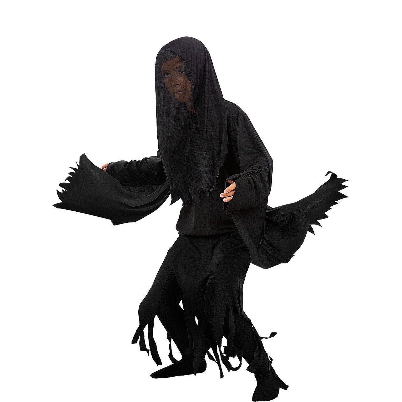 Op deze afbeelding zie je een Kostuums, van het merk Funidelia. Hele Enge Dementor Harry Potter Jongen Kostuum