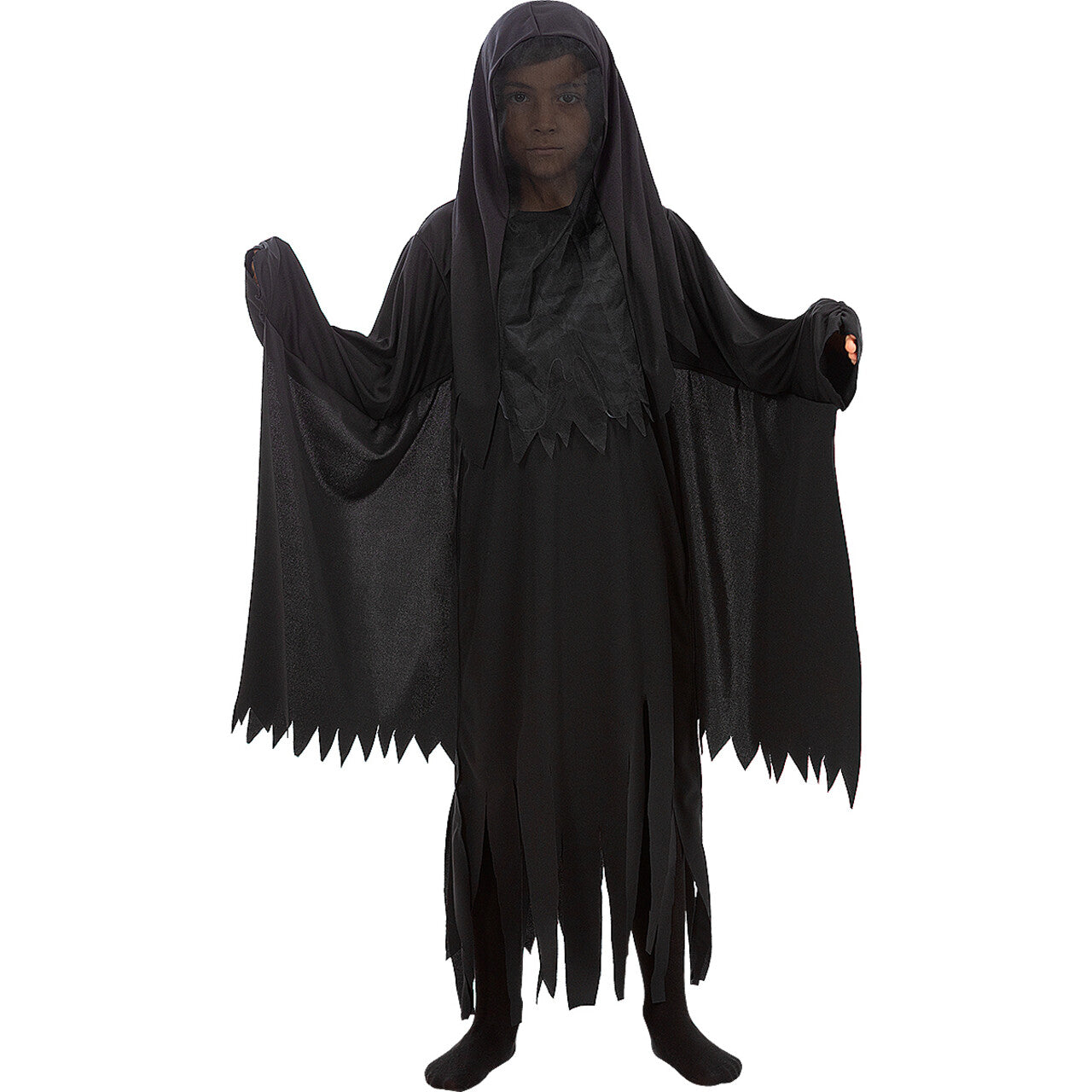 Op deze afbeelding zie je een Kostuums, van het merk Funidelia. Hele Enge Dementor Harry Potter Jongen Kostuum