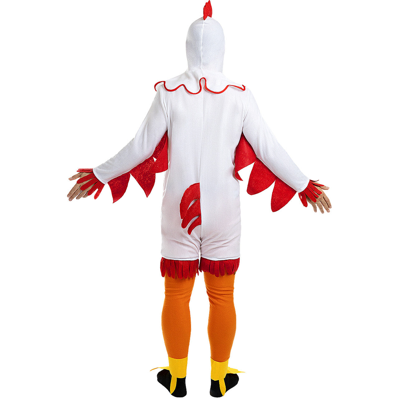 Op deze afbeelding zie je een Kostuums, van het merk Funidelia. Kicken Chicken Kip Kostuum