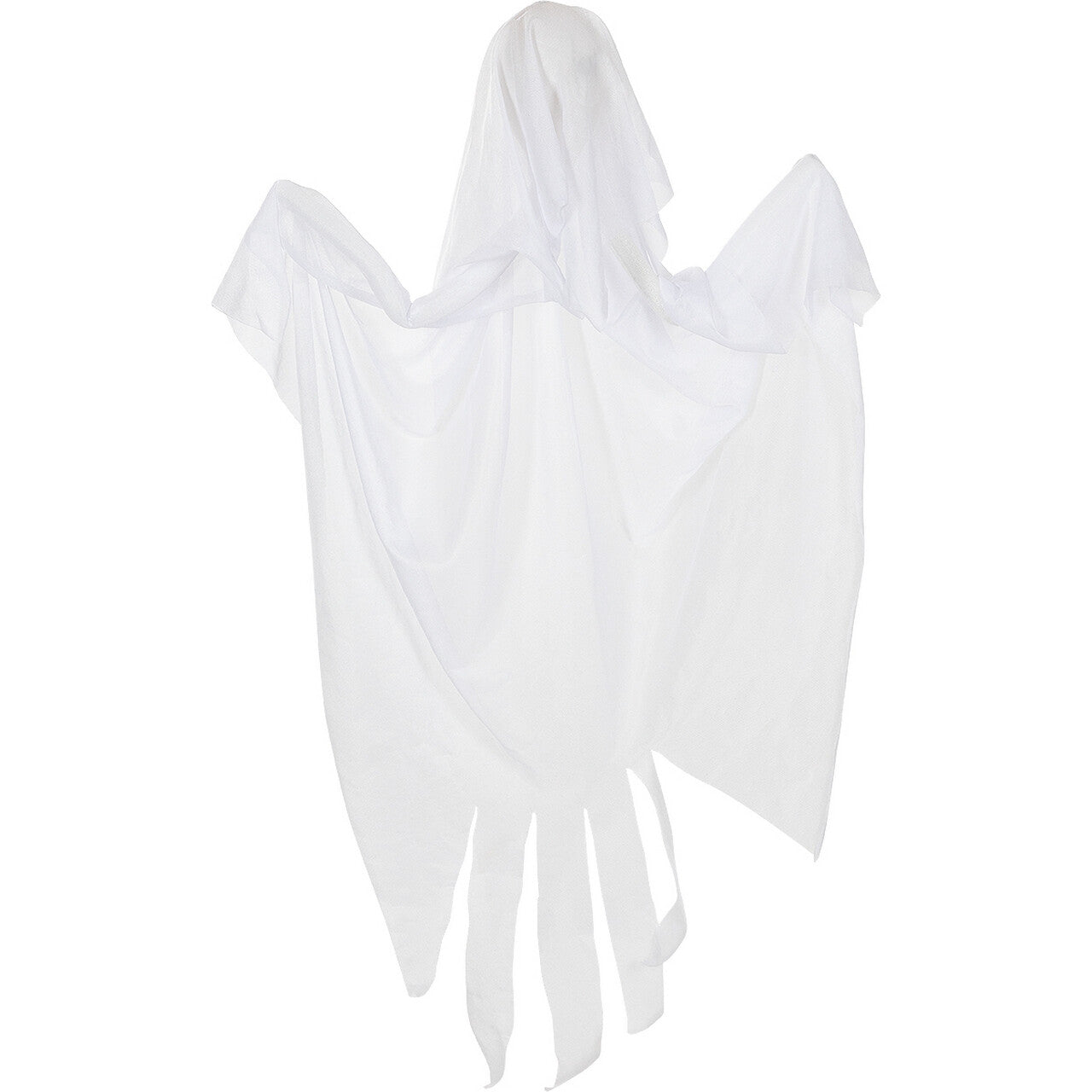 Op deze afbeelding zie je een Decoratie, van het merk Funidelia. Angstaanjagende Vliegende Spook Met Gekleurd Licht 65 Cm