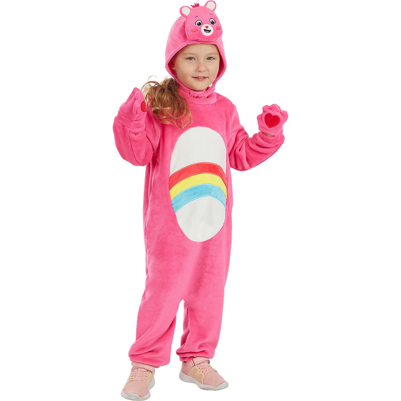 Op deze afbeelding zie je een Kostuums, van het merk Funidelia. Cheer Bear Roze Regenboog Van De Care Bears Kind Kostuum