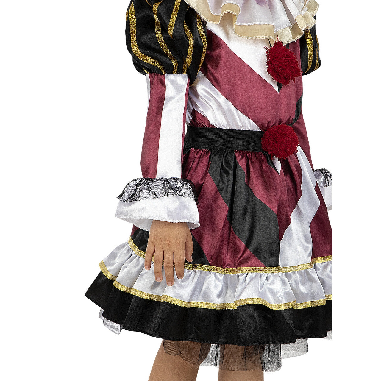 Op deze afbeelding zie je een Kostuums, van het merk Funidelia. Clown Scarlett Scare Meisje Kostuum
