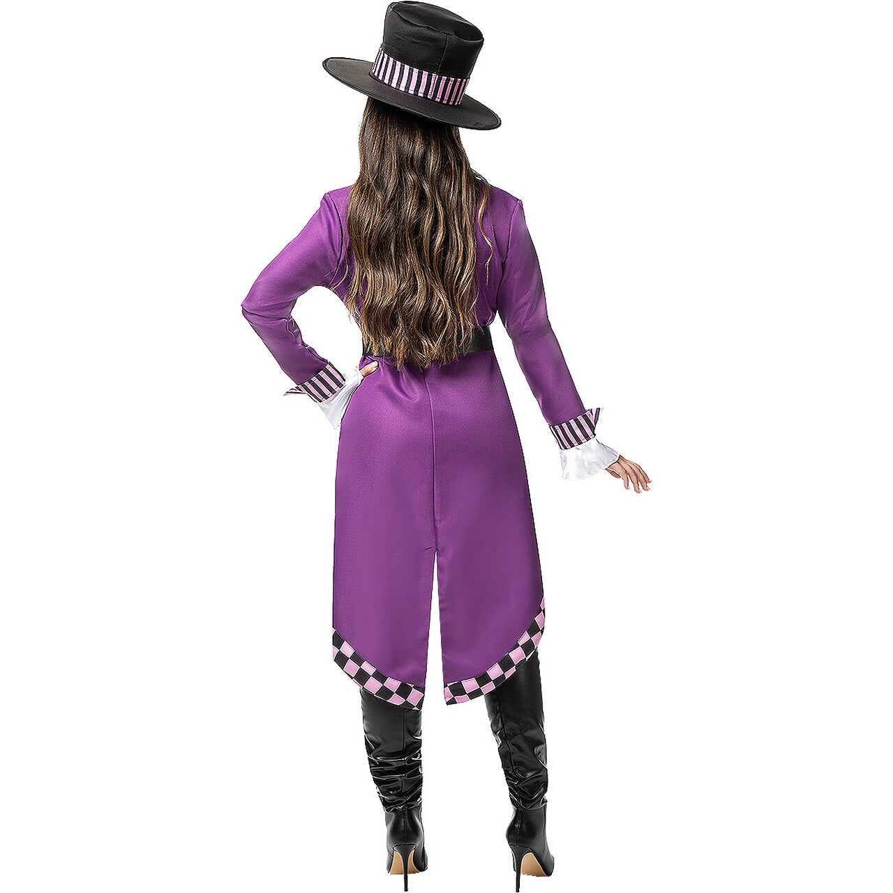 Op deze afbeelding zie je een Kostuums, van het merk Funidelia. Gek En Sexy Mad Hatter Dame Vrouw Kostuum