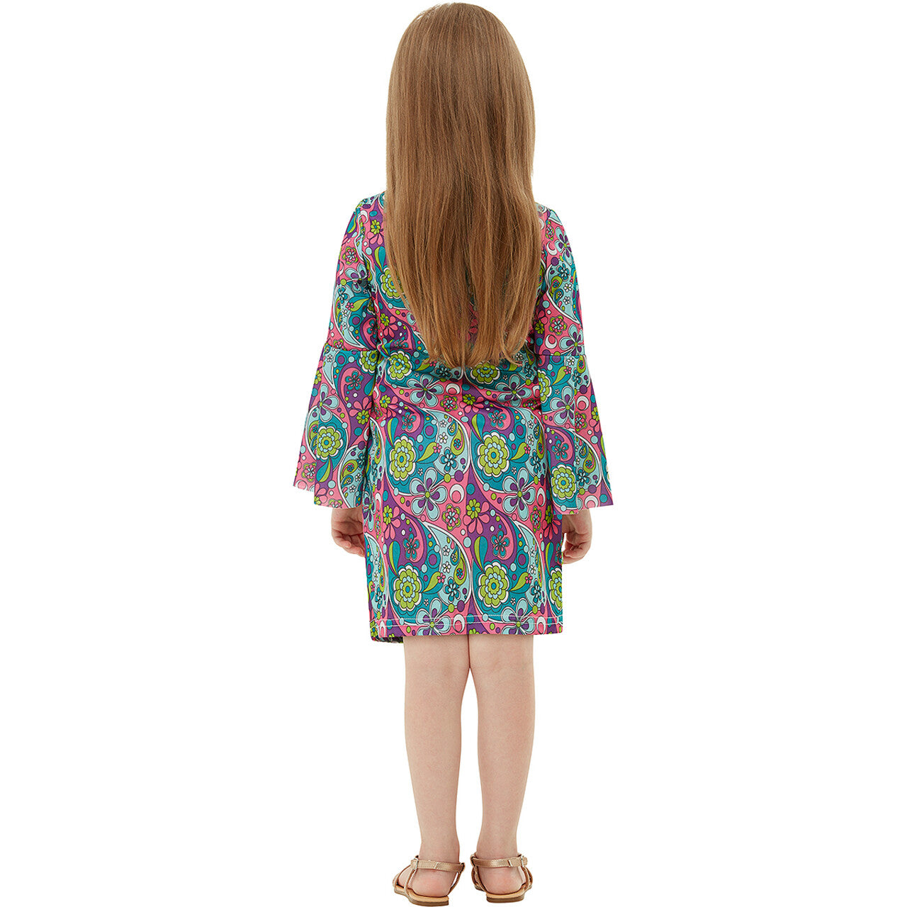 Op deze afbeelding zie je een Kostuums, van het merk Funidelia. Wereldvrede Hippie Wendy Meisje Kostuum