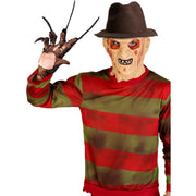 Op deze afbeelding zie je een Accessoires, van het merk Funidelia. Bruine Freddy Krueger Hoed Met Gat