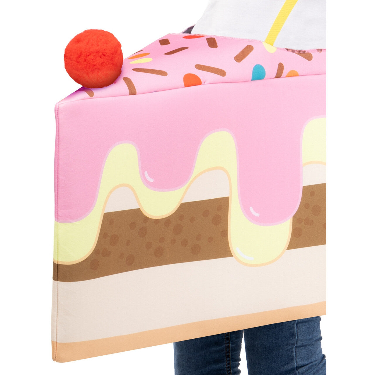Op deze afbeelding zie je een Kostuums, van het merk Funidelia. Happy Birthday Cake Kostuum