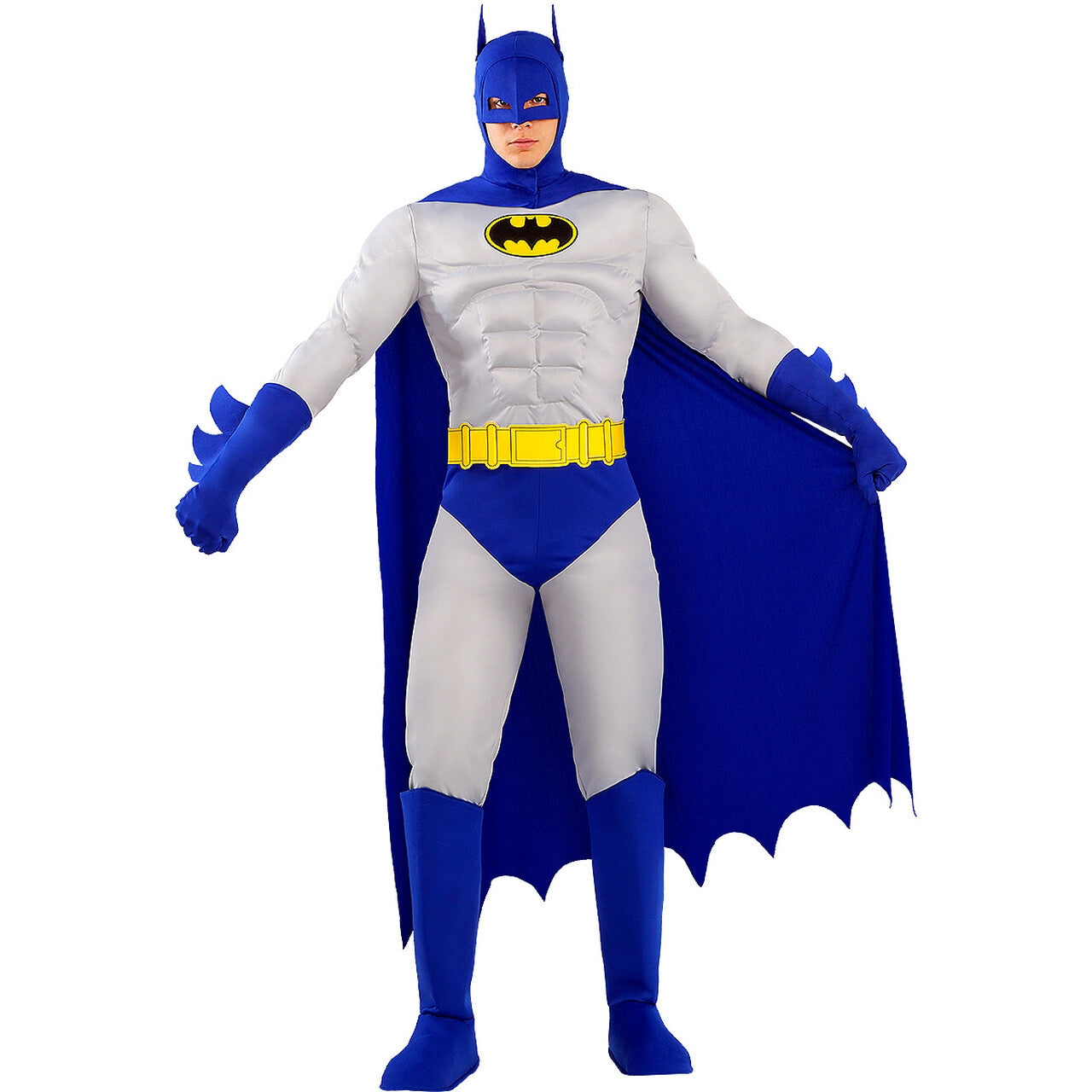Op deze afbeelding zie je een Kostuums, van het merk Funidelia. The Brave And The Bold Batman Kostuum