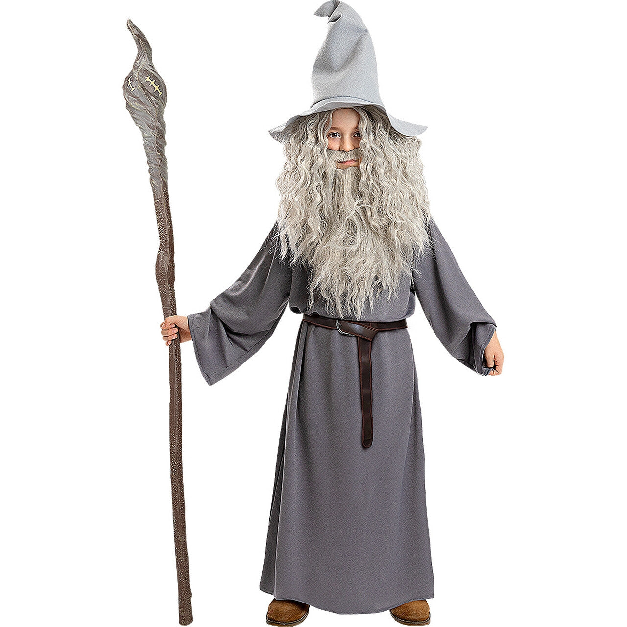 Op deze afbeelding zie je een Kostuums, van het merk Funidelia. Magier Gandalf The Lord Of The Rings Jongen Kostuum