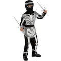 Langzame Zombie Ninja Skeletor Kind Kostuum