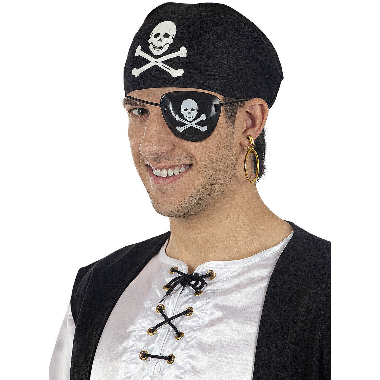 Op deze afbeelding zie je een Accessoires, van het merk Funidelia. Piraat Zonder Vrees Set