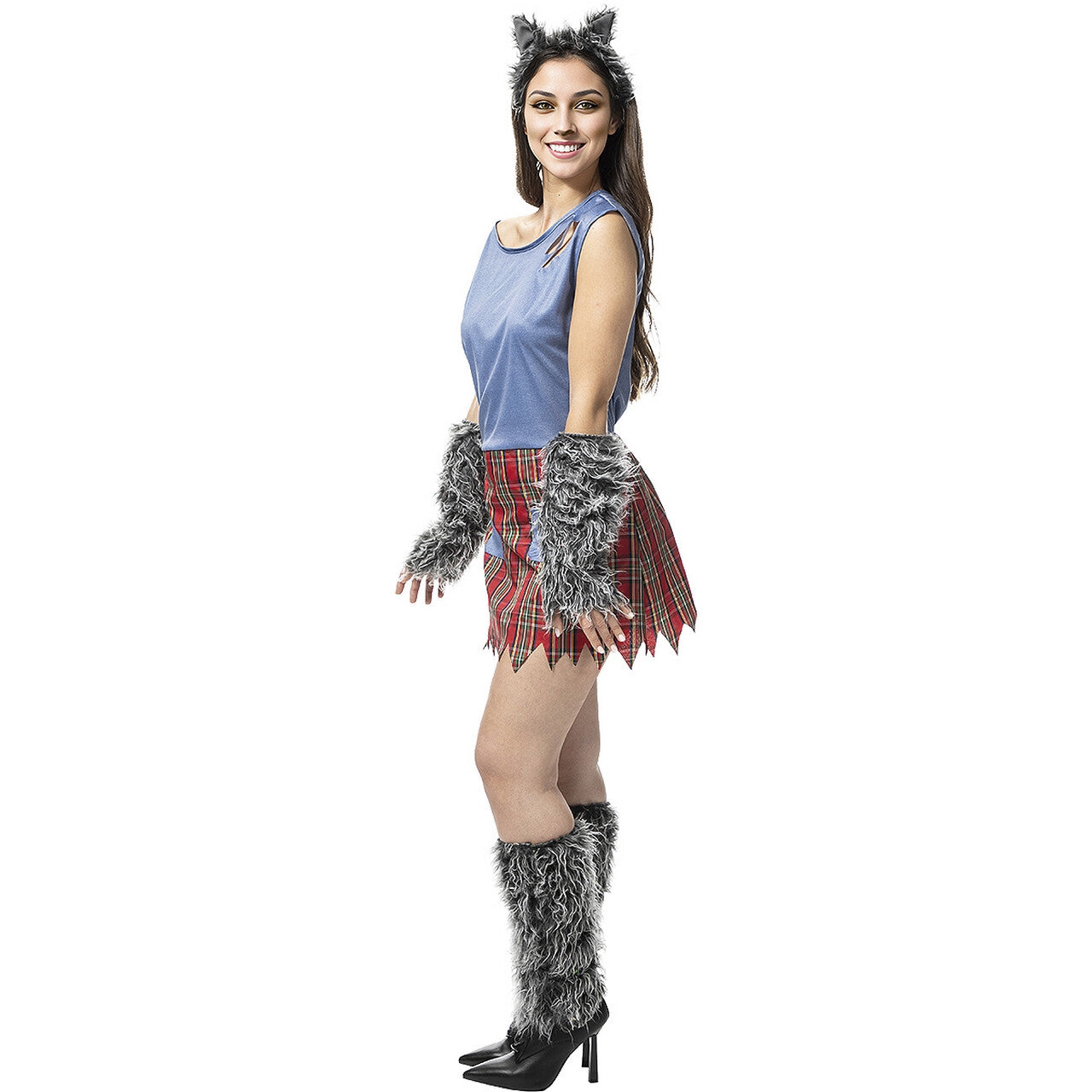 Op deze afbeelding zie je een Kostuums, van het merk Funidelia. Verleidelijke Warmhartige Weerwolf Vrouw Kostuum