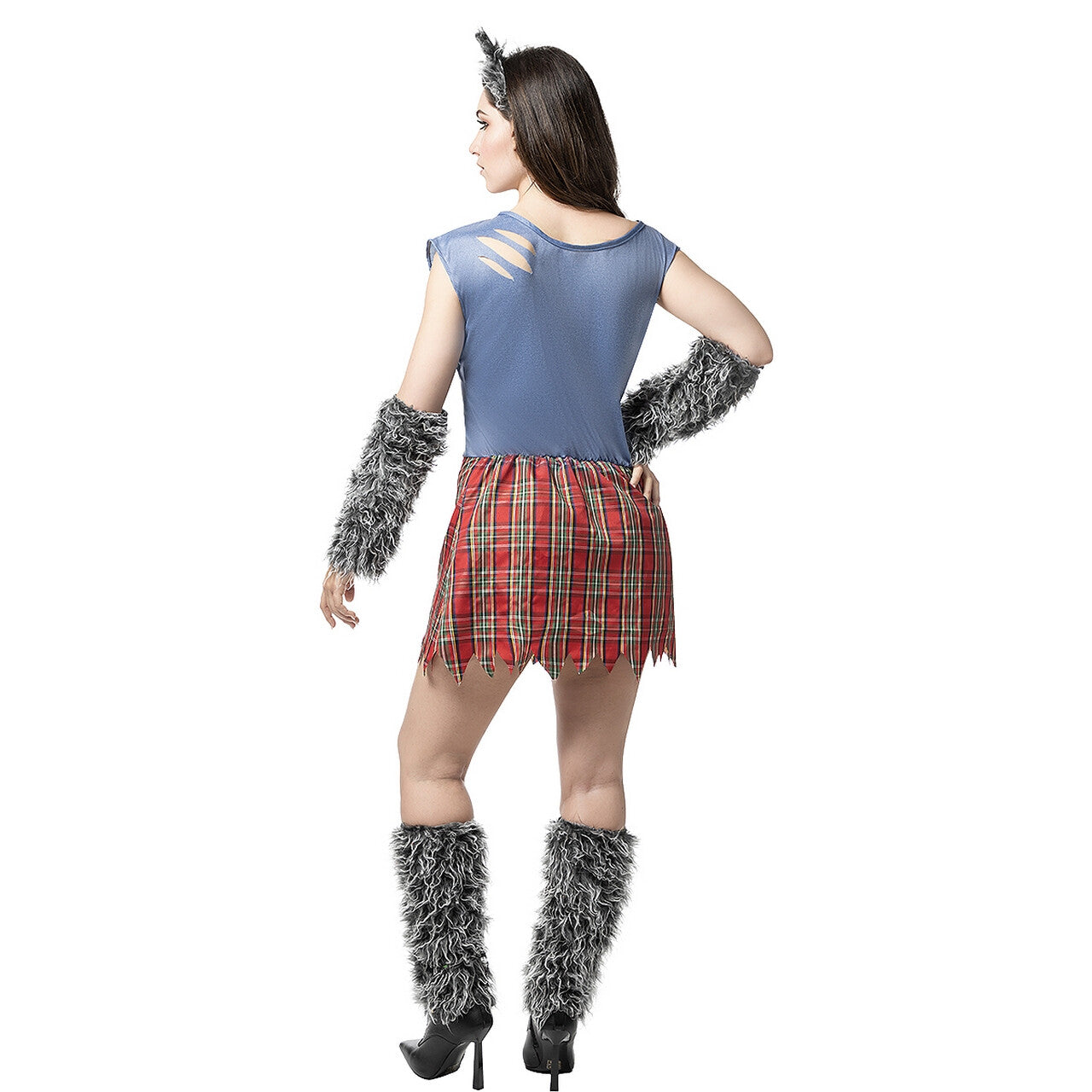 Op deze afbeelding zie je een Kostuums, van het merk Funidelia. Verleidelijke Warmhartige Weerwolf Vrouw Kostuum