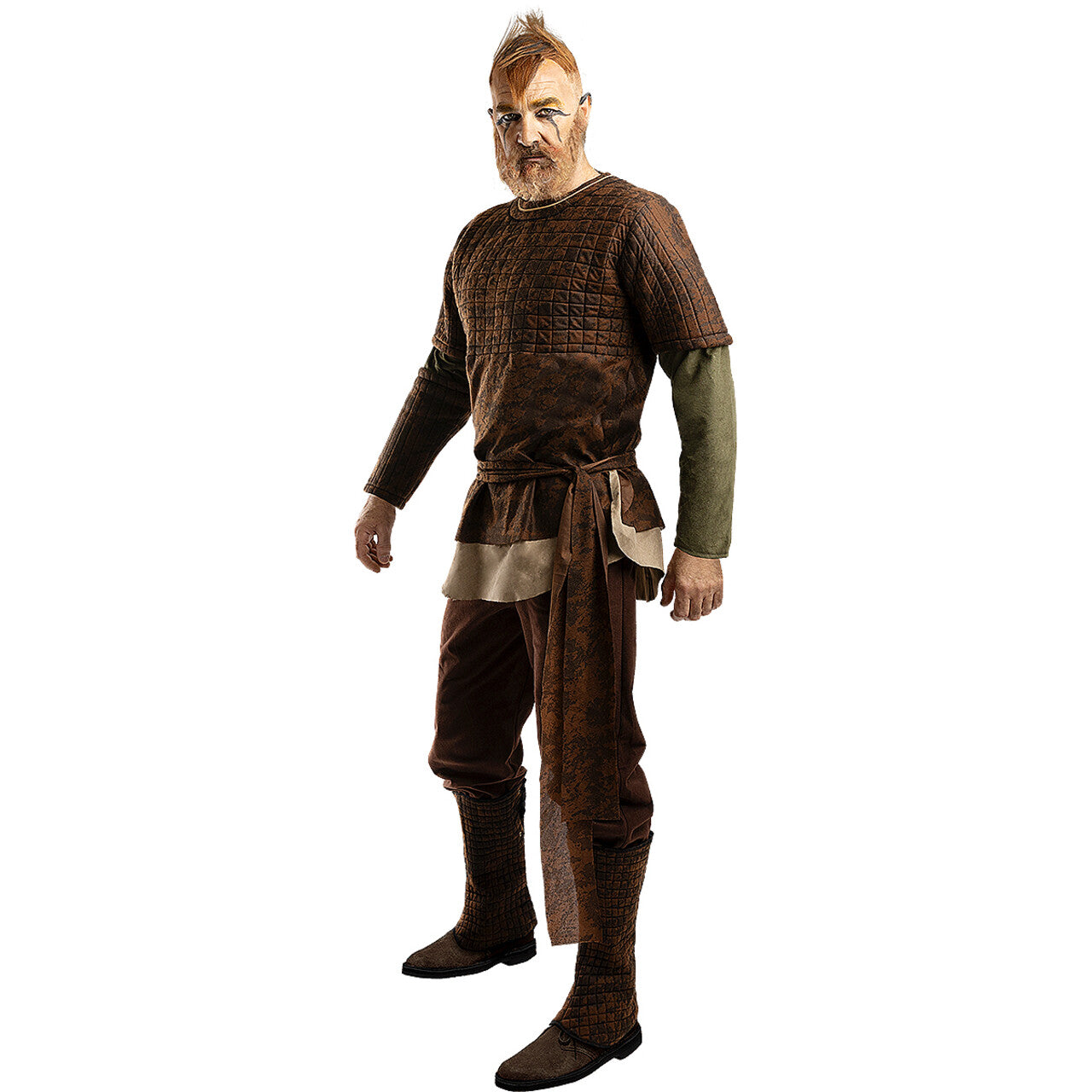 Op deze afbeelding zie je een Kostuums, van het merk Funidelia. Floki De Knotsgekke Viking Man Kostuum