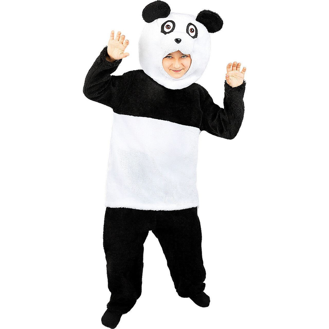 Op deze afbeelding zie je een Kostuums, van het merk Funidelia. Panda Beer Met Staart Kind Kostuum