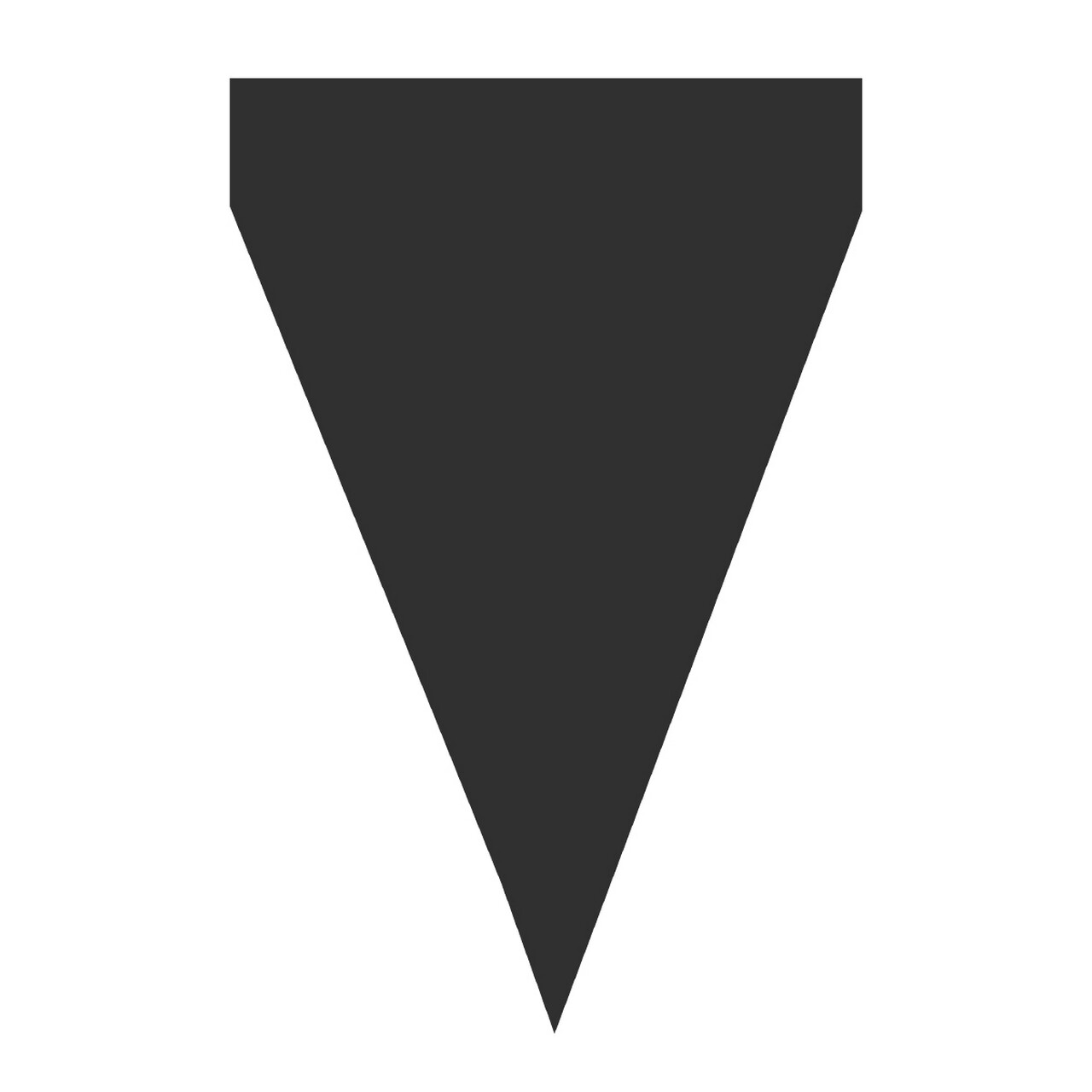 Op deze afbeelding zie je een Decoratie, van het merk Funidelia. Back To Black Vlaggenlijn 9 Wimpels 3 Meter