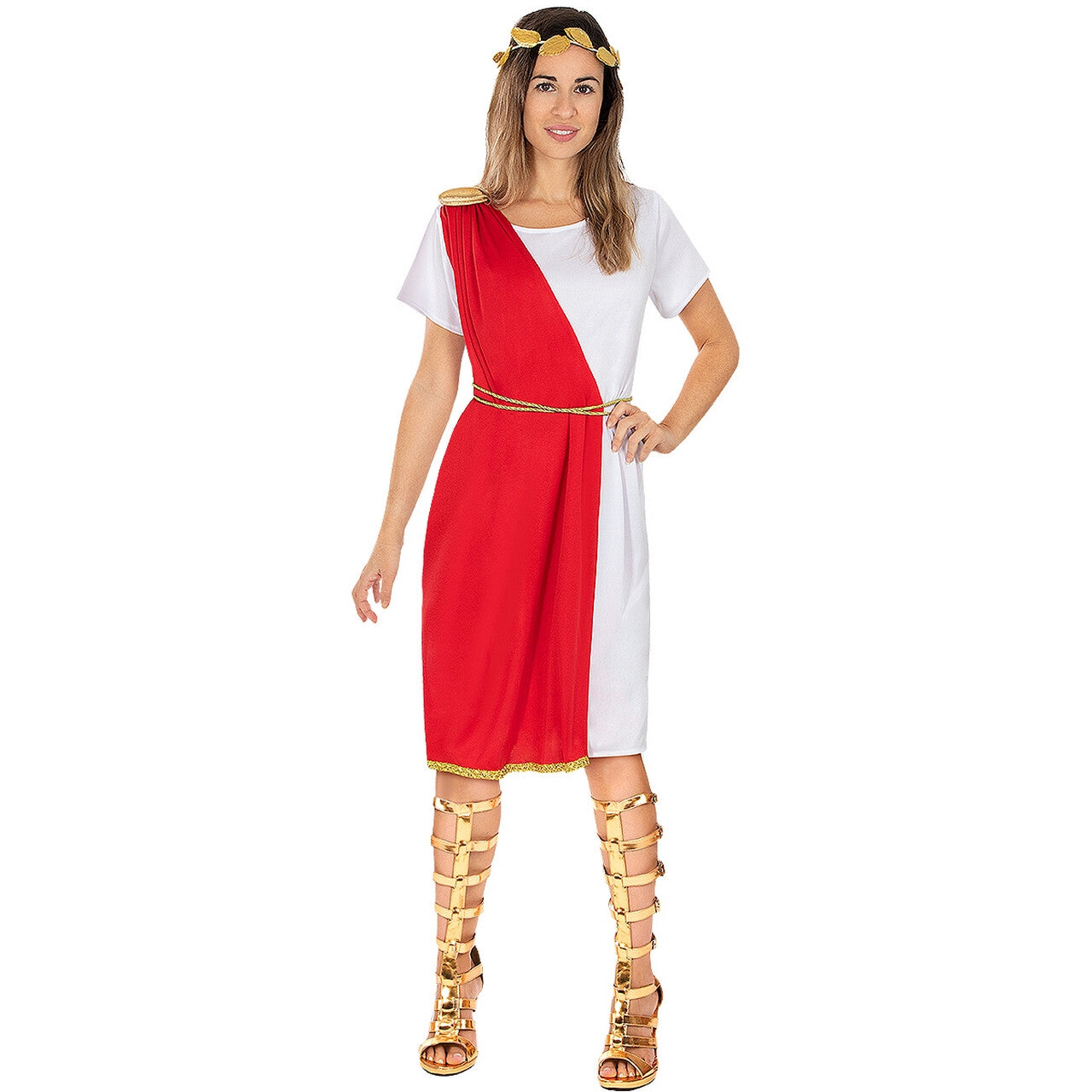 Op deze afbeelding zie je een Kostuums, van het merk Funidelia. Klassieke Romeinse Julia Vrouw Kostuum