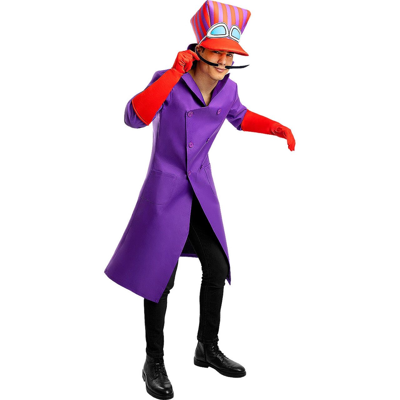 Op deze afbeelding zie je een Kostuums, van het merk Funidelia. Dick Em Down Dastardly Man Kostuum