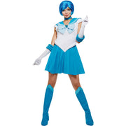 Op deze afbeelding zie je een Kostuums, van het merk Funidelia. Sailor Mercury Sailor Moon Vrouw Kostuum