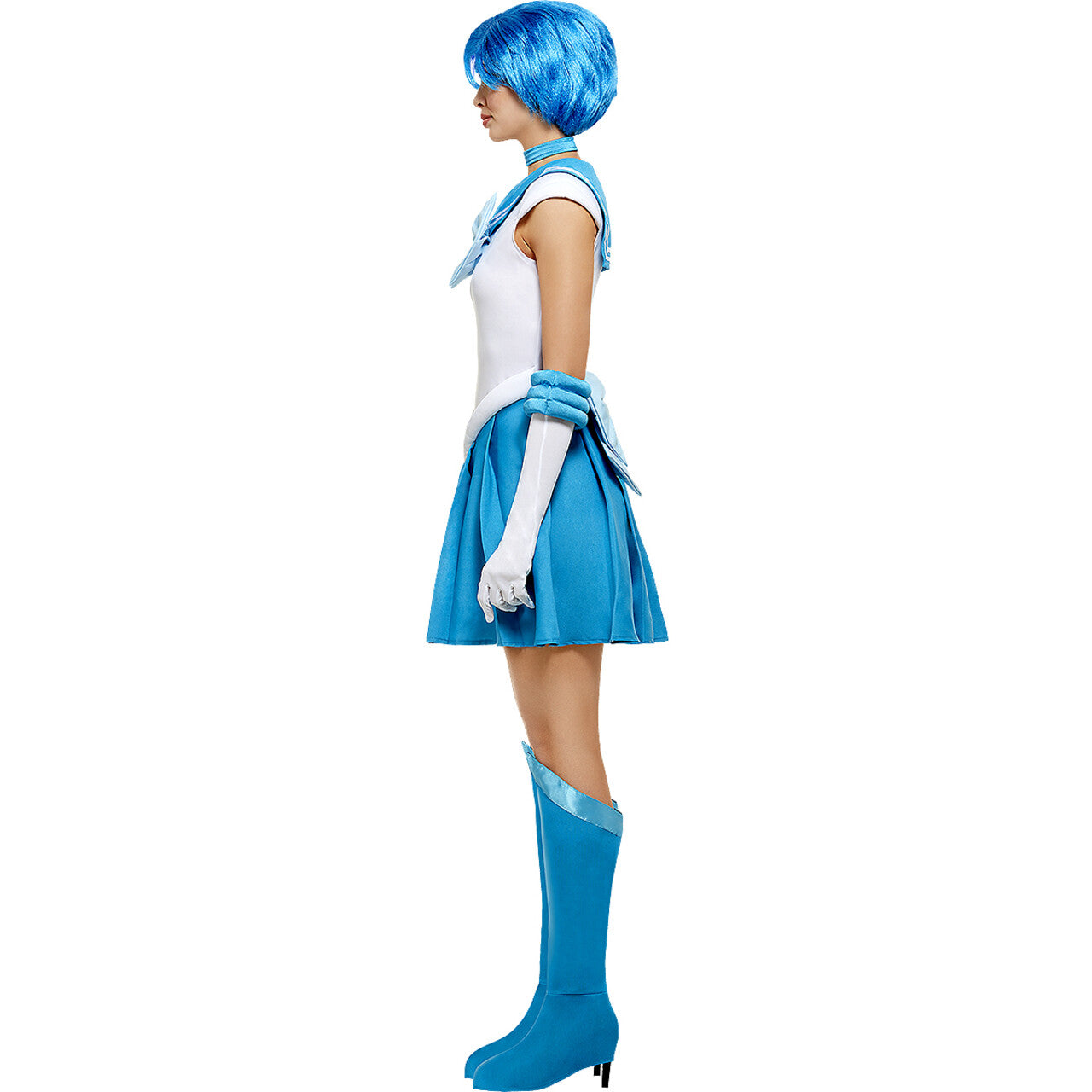 Op deze afbeelding zie je een Kostuums, van het merk Funidelia. Sailor Mercury Sailor Moon Vrouw Kostuum