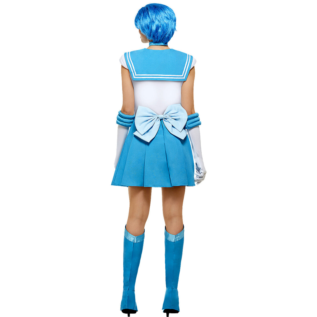 Op deze afbeelding zie je een Kostuums, van het merk Funidelia. Sailor Mercury Sailor Moon Vrouw Kostuum