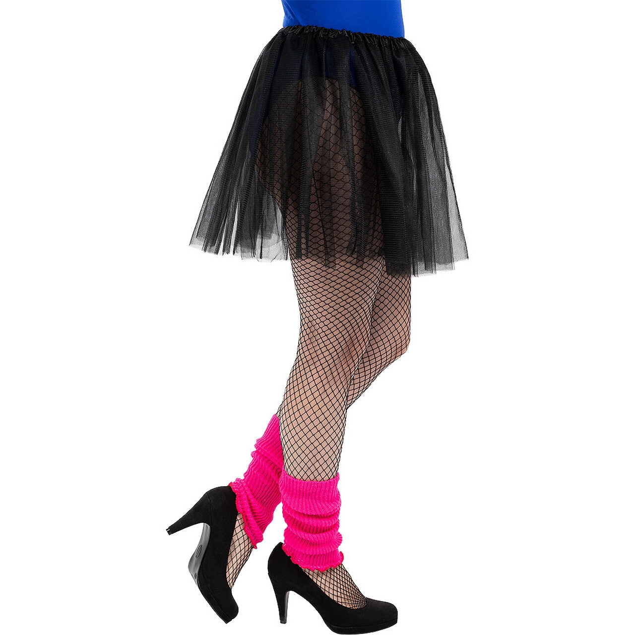 Op deze afbeelding zie je een Accessoires, van het merk Funidelia. Felroze Beenwarmers Jaren 80