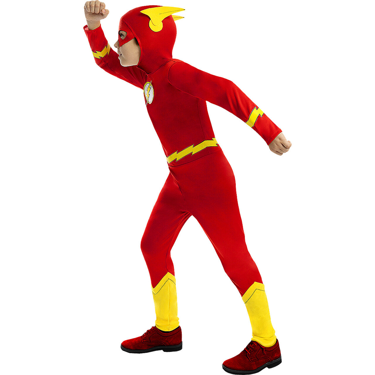 Op deze afbeelding zie je een Kostuums, van het merk Funidelia. Megasnelle Superheld The Flash Jongen Kostuum