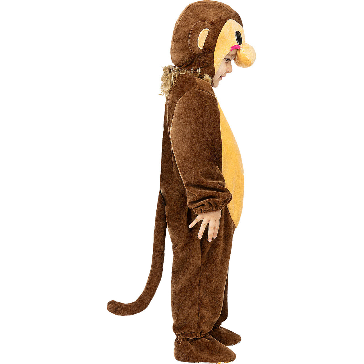 Op deze afbeelding zie je een Kostuums, van het merk Funidelia. Kleine Monkey Business Kind Kostuum