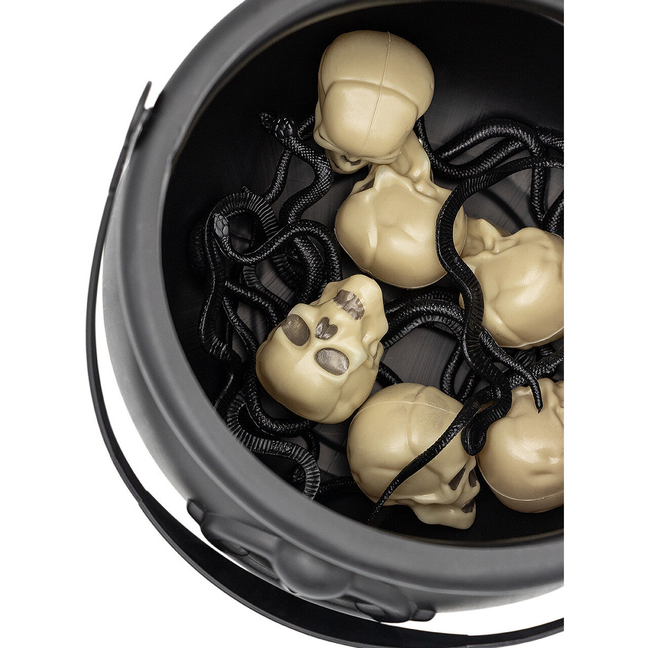 Op deze afbeelding zie je een Decoratie, van het merk Funidelia. Set Van 6 Halloween Schedels 5 Cm
