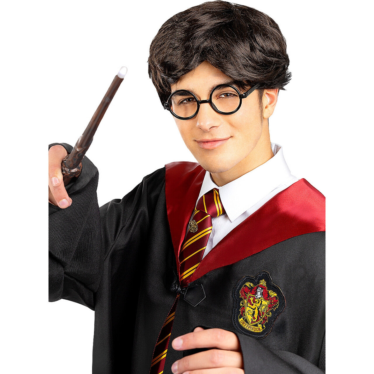 Op deze afbeelding zie je een Accessoires, van het merk Funidelia. Harry Potter Student Nerd Pruik