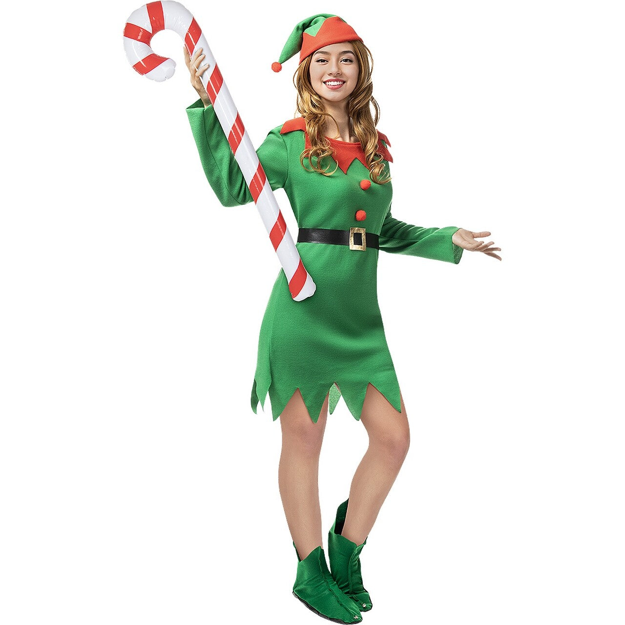 Op deze afbeelding zie je een Accessoires, van het merk Funidelia. Inflatable Candy Cane