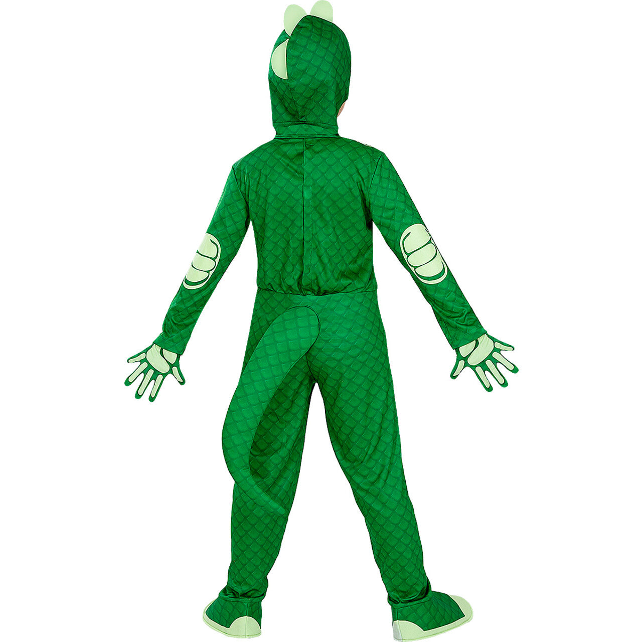 Op deze afbeelding zie je een Kostuums, van het merk Funidelia. Deluxe Gekko Pj Masks™ Kind Jongen Kostuum