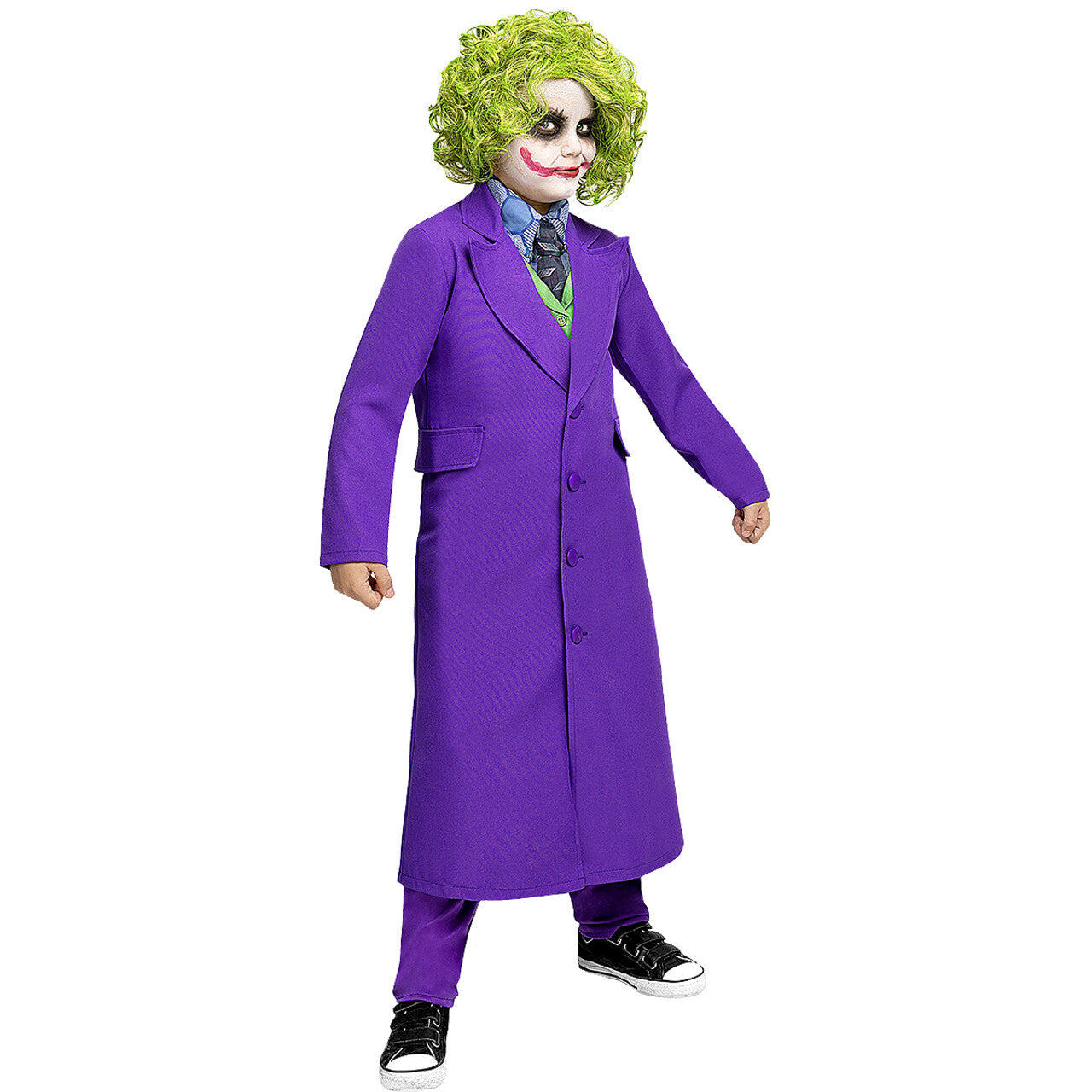 Op deze afbeelding zie je een Kostuums, van het merk Funidelia. Geen Geintjes Met De Kinder Joker™ Jongen Kostuum