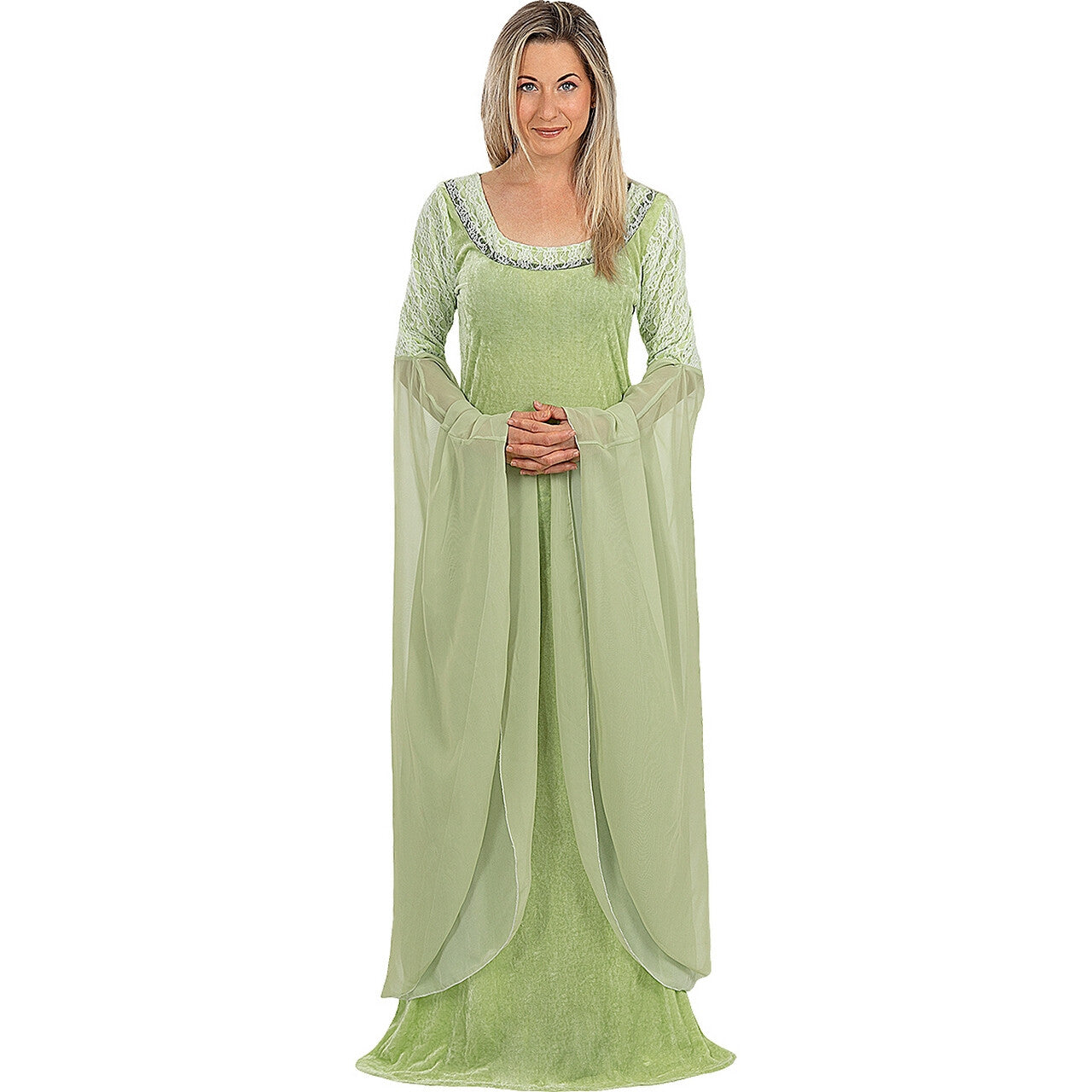 Op deze afbeelding zie je een Kostuums, van het merk Funidelia. Arwen The Lord Of The Rings Vrouw Kostuum