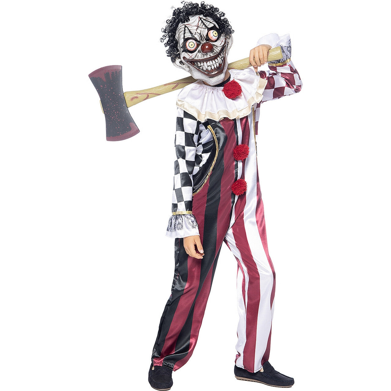Op deze afbeelding zie je een Kostuums, van het merk Funidelia. Clown Bennie Grappig Kind Kostuum