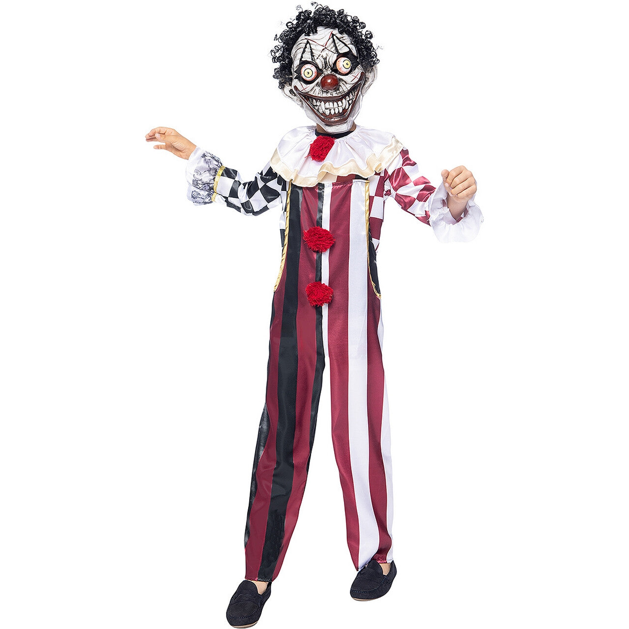 Op deze afbeelding zie je een Kostuums, van het merk Funidelia. Clown Bennie Grappig Kind Kostuum