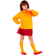 Op deze afbeelding zie je een Kostuums, van het merk Funidelia. Nerd Velma Scooby Doo Meisje Kostuum
