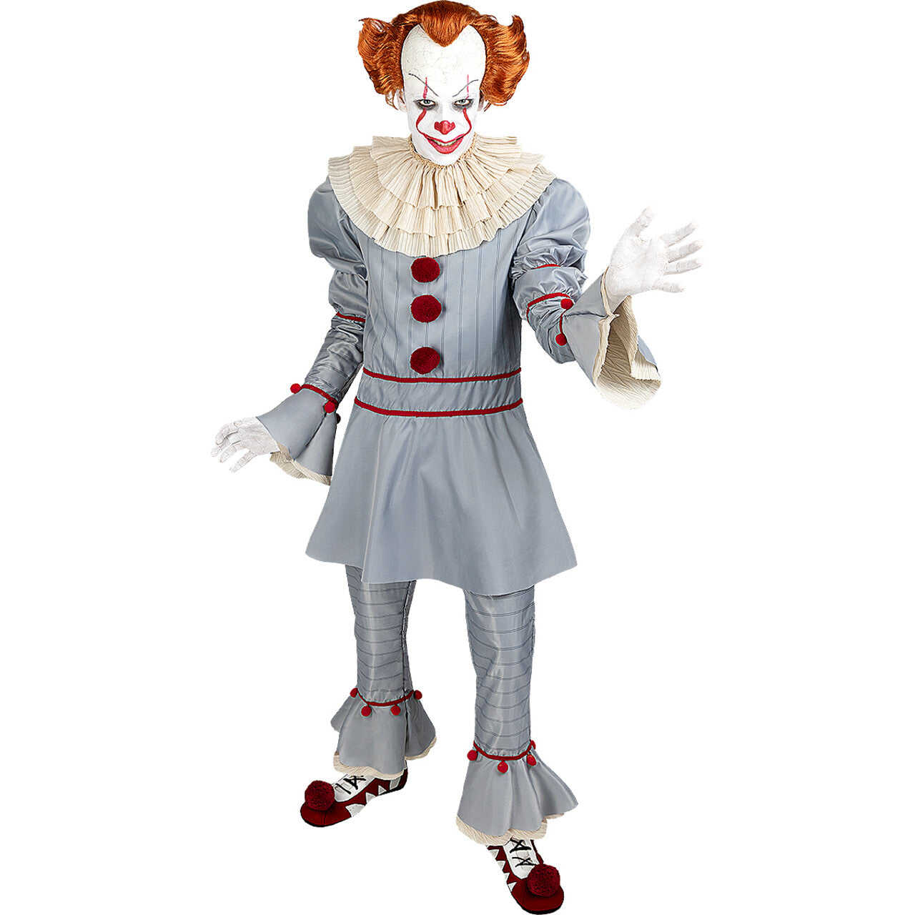 Op deze afbeelding zie je een Accessoires, van het merk Funidelia. Evil Pennywise Pruik Met Voorhoofd