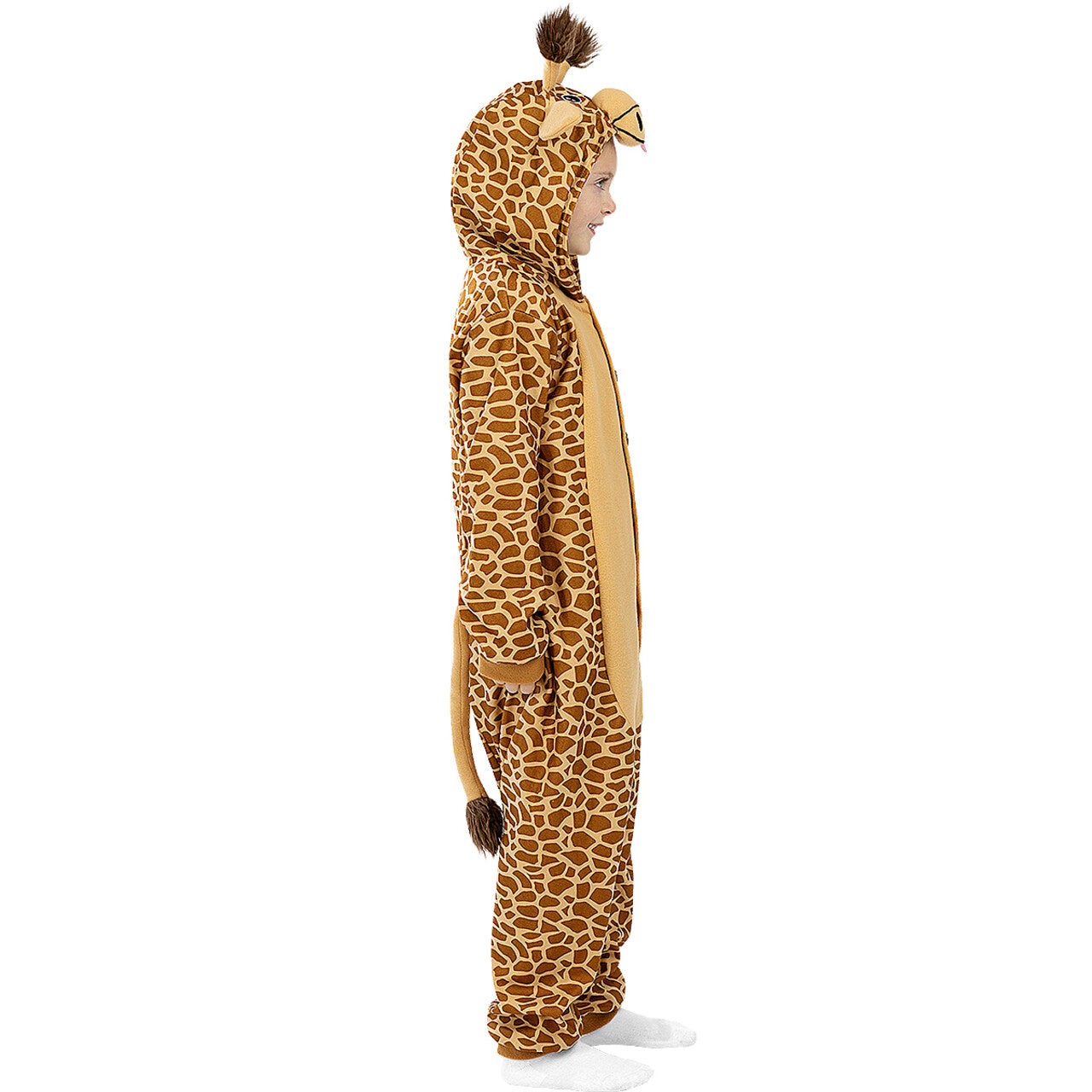 Op deze afbeelding zie je een Kostuums, van het merk Funidelia. Gerhard De Vriendelijke Giraffe Kind Kostuum