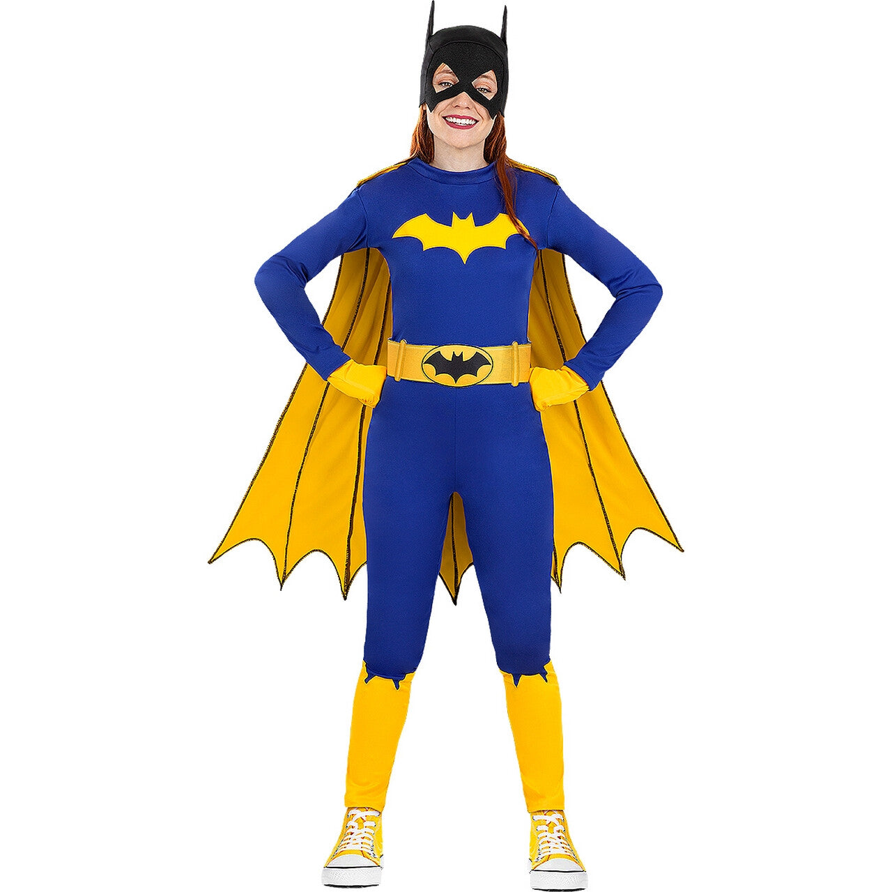 Op deze afbeelding zie je een Kostuums, van het merk Funidelia. Blue Batgirl Justice League Vrouw Kostuum