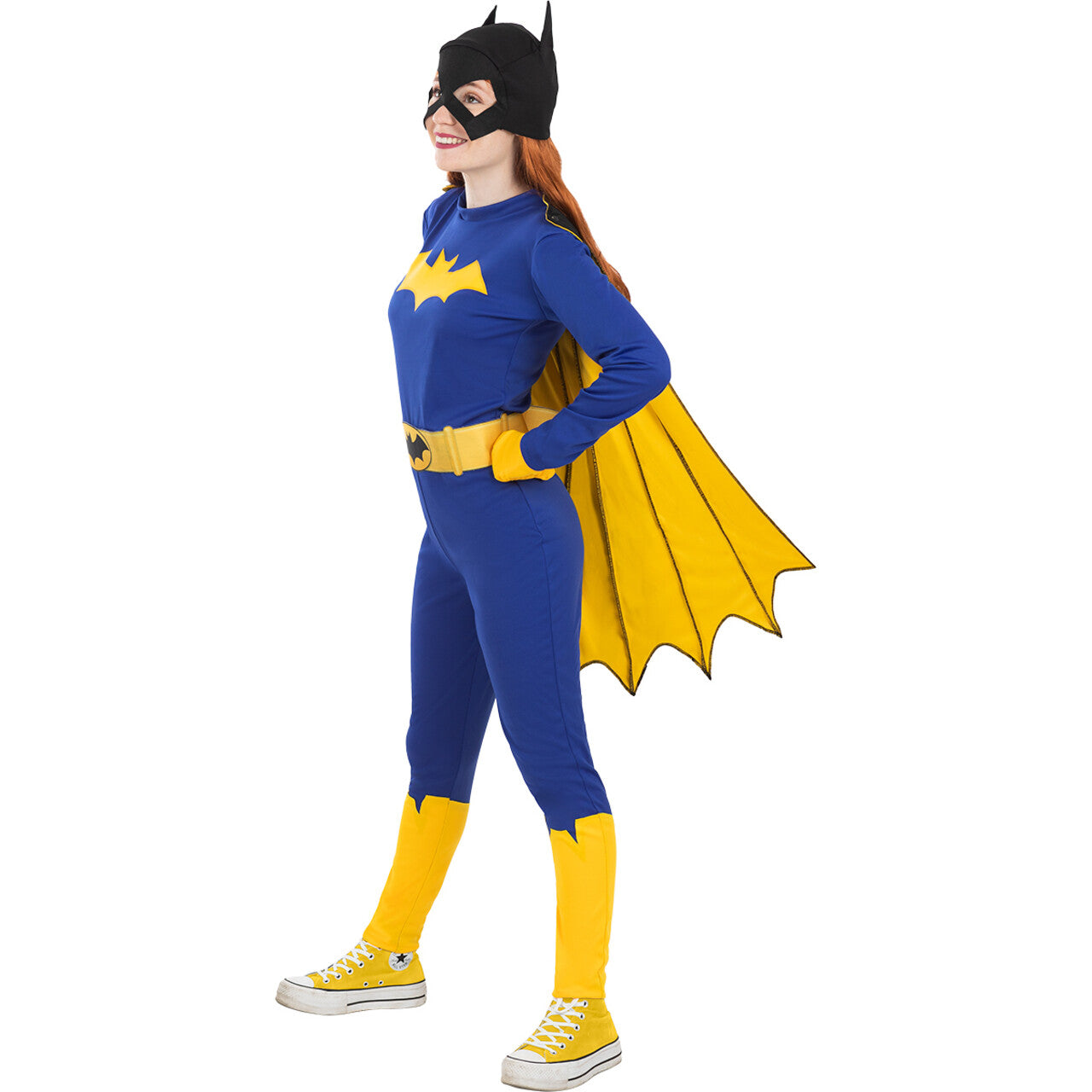 Op deze afbeelding zie je een Kostuums, van het merk Funidelia. Blue Batgirl Justice League Vrouw Kostuum