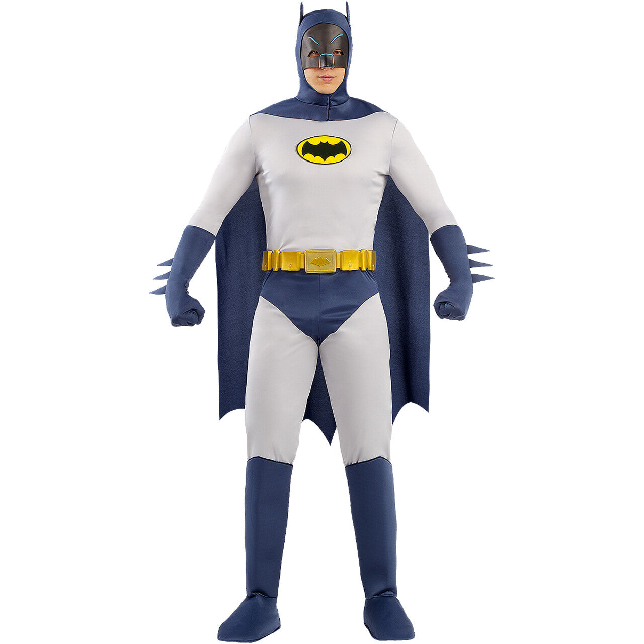 Op deze afbeelding zie je een Kostuums, van het merk Funidelia. Batman 1966 Met Masker En Cape Kostuum