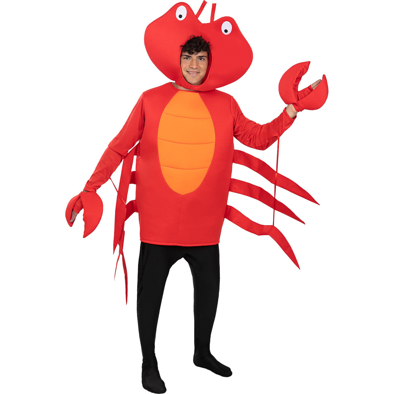 Op deze afbeelding zie je een Kostuums, van het merk Funidelia. Krab Carl Scharenhand Kostuum