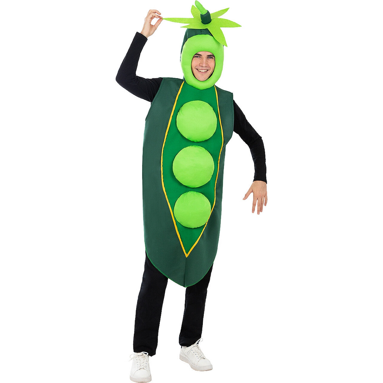 Op deze afbeelding zie je een Kostuums, van het merk Funidelia. Echt Ecologische Erwt Voor Volwassenen Kostuum